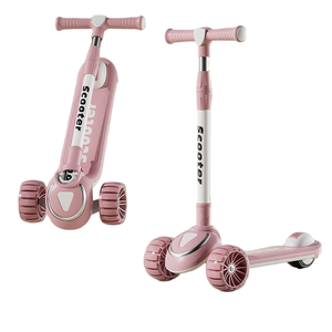 مناسبة للأطفال الذين تتراوح أعمارهم بين 1-3-6-12 ، هذا سكوتر خفيف الوزن قابل للطي للبالغين والفتيان والفتيات ، والدراجات البخارية الطفل - Product Image 1