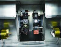 Centre de tournage CNC à double tourelle, double axe Y, double broche, Fanuc 220V, usage moyen, 5000 tr/min