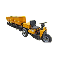 Remorque de transport électrique tractable YUANHAO 60V 4000W avec moteur, capacité de remorquage 3000kg, 6 batteries 12V100Ah, 450kg pour le transport entrepôt