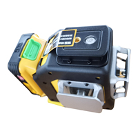 Niveau laser DEGLASERS 8 lignes, 4 lignes vertes verticales, 4 lignes rouges verticales, 360° professionnel, avec batterie Li-ion rechargeable