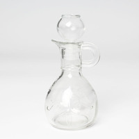 Emballage en verre Bouteille Conteneur Huile Vaporisateur Vinaigre Peut Pot Huile d'Olive Despenser avec Couvercle pour la Cuisine