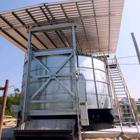 Engrais organique avec cuve de fermentation Machines de fabrication de compost pour déchets organiques urbains