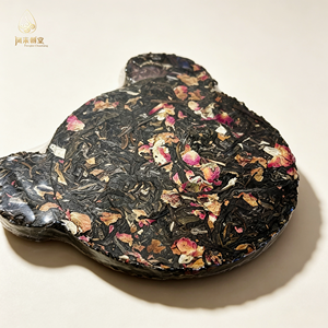 Thé Pu-erh Sheng Fenglai Chaotang en forme de panda, 100g, pétales de <span class=keywords><strong>rose</strong></span>, bruts, déchirés à la main, portables, floraux, en boîte cadeau, pour usage quotidien - Product Image 6