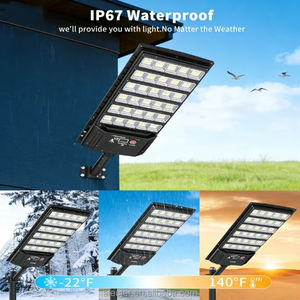 Equipo Esencial de Supervivencia de Emergencia, Luz Solar LED de Alta Potencia con Sensor de Movimiento, Control Remoto, Resistente al Agua IP65 - Product Image 2