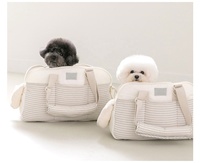 Sac de voyage pour animaux de compagnie fermeture à glissière chat chien transportant épaule sac à dos impression sécurité