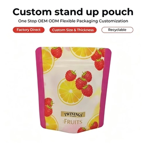 Bolsa con Cierre Ziplock Personalizada con Logotipo, <span class=keywords><strong>de</strong></span> Grado Alimenticio, para Leche, Gelatina, Chicle, Impresión por Grabado, Tratamiento <span class=keywords><strong>de</strong></span> Superficie - Product Image 1