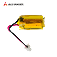 Baterai Solid State Li-polymer 3.7V Isi Ulang A&S Power 10160 85mAh 10.2x15mm 500+ Siklus PCB Garansi 12 Bulan