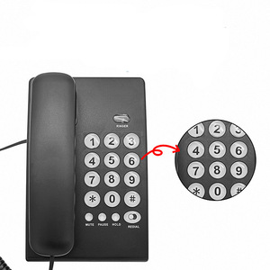 Teléfono analógico con cable, miniteléfono pequeño para centro de llamadas, fácil de usar, productos de comunicación superventas - Product Image 3