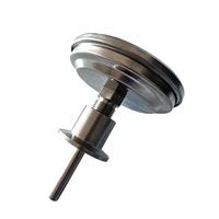 Termometer Bimetal Sensor suhu pemasangan cepat baja tahan karat SS304 NPT 1/2 "TC Flange tri-clamp Thermowell
