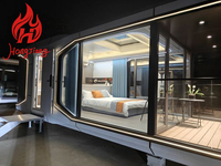 Maisonnette de camping, maison capsule extérieure, espace de luxe, maison préfabriquée en acier, bureau, hôtel, attraction touristique