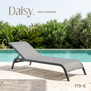 Modern Black <b>Sun</b> Lounger Outdoor Sling Chaise Patio Lounge <b>Bed</b> with <b>Cushions</b> and Tapered Legs - Product Image 2