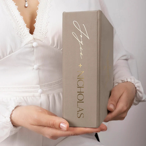 <span class=keywords><strong>Livre</strong></span> d'or de mariage personnalisé avec lettrage en feuille d'or, album <span class=keywords><strong>photo</strong></span> personnalisé, <span class=keywords><strong>livre</strong></span> de souvenirs pour les couples, <span class=keywords><strong>livre</strong></span> d'or élégant avec boîte - Product Image 3