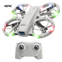 Drone Quadricoptère Mini 4 Axes 4DRC V68 avec Lumières LED Colorées, Lancement Manuel, Maintien d'Altitude, Jouet Aéronautique Acrobatique – Vente Directe Usine