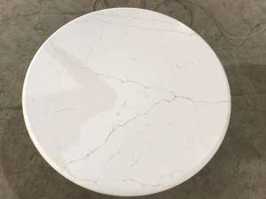 Calacatta loạt Trắng Nhân Tạo thạch anh nhà bếp bàn băng ghế dự bị đầu Vanity đá cho khách sạn và Bảng cắt để Kích thước tấm - Product Image 3