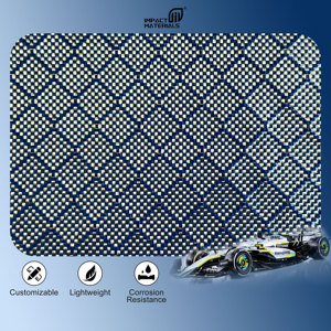 Tela de Fibra de Carbono de Panal de Abeja de Aramida de Color para Cuerpo de Dron, Modelo de Cuero, Equipaje, Reloj con Certificación ISO9001 - Product Image 4