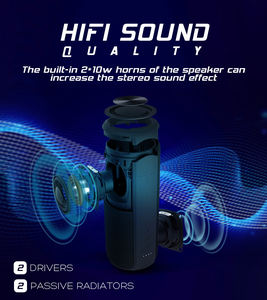 ลำโพงไร้สายแบบพกพาเสาสเตอริโอซาวด์บาร์ลำโพงซับวูฟเฟอร์รองรับการ์ด AUX TF ต้นฉบับจากโรงงาน - Product Image 4