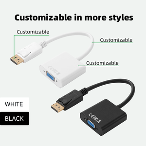 Convertidor WISTAR DP a VGA Macho-Hembra para Proyector y Monitor, Sin Controlador, Interfaz Chapada en Oro, <span class=keywords><strong>Cable</strong></span> de Conexión HD - Product Image 2