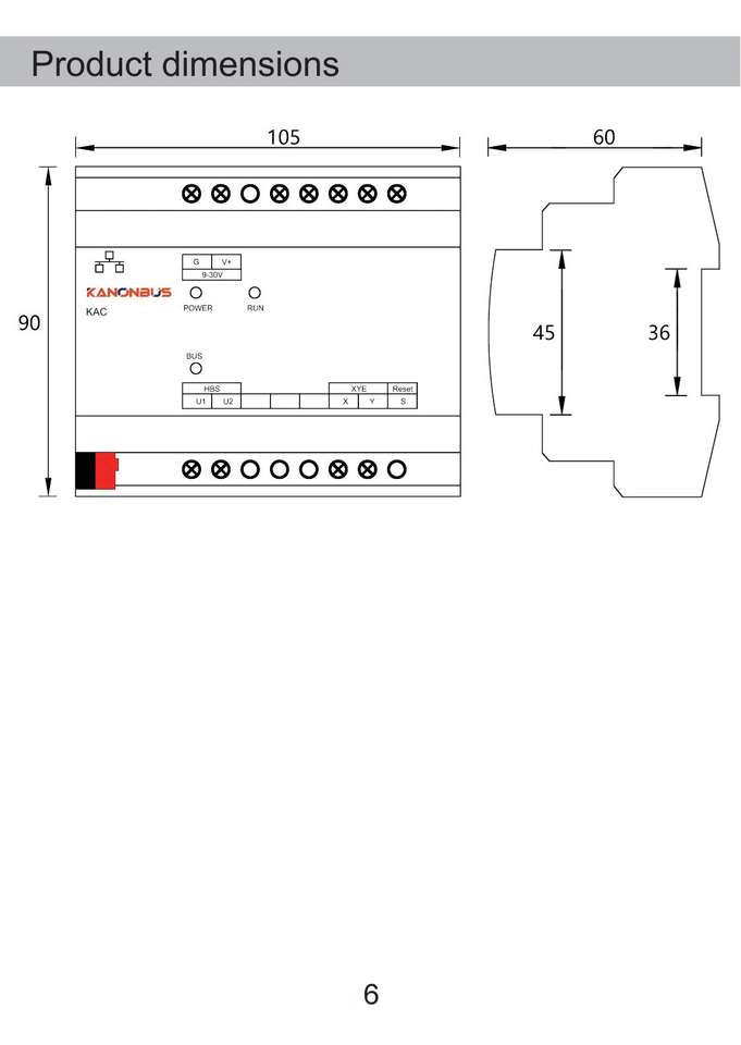 KAC Smart Switch Module Voice Control Remote Control Visual App Homebus ...
