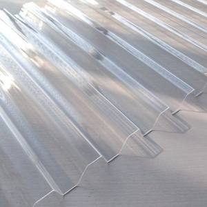 Feuille de toit en polycarbonate durable et légère pour abri de voiture Garage Installation facile Panneaux de lumière du jour Feuilles de soleil Feuilles en relief PC - Product Image 1