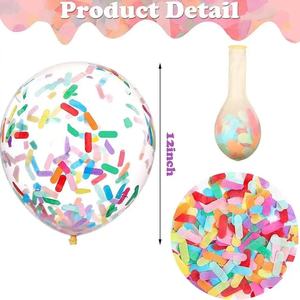 12-Inch Wedding Decoration Birthday Party Decoration Paper Sequin Balloon Stuff Golden Bubble Balloon - Product Image 2