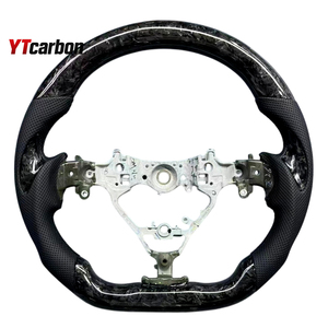 พวงมาลัยคาร์บอนไฟเบอร์แท้ YTcarbon สำหรับ <span class=keywords><strong>Stallion</strong></span> JDM อะไหล่ตกแต่งภายในรถยนต์ สไตล์รถแข่ง ปรับแต่งได้ - Product Image 1