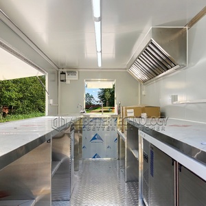 Giá tuyệt vời đầy đủ tiện nghi di động nhà hàng Trailer thực phẩm xe tải Nhà Máy Giá di động đầy đủ nhà bếp sợi thủy tinh di động Burger xe tải - Product Image 5