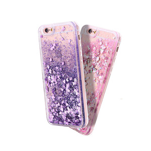 Fundas de Teléfono Móvil de TPU con Purpurina Líquida, Resistentes a Golpes y Caídas, Estilo Ins, para 16, Incluye Soporte para Teléfono - Product Image 5