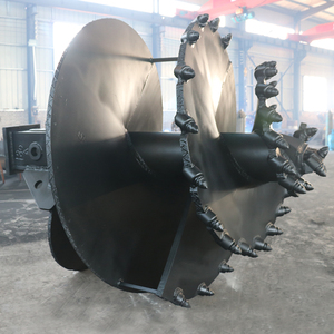Tarière conique à double tête et simple hélice de 700 mm de diamètre pour fondation de construction, destinée aux foreuses de pieux - Product Image 5