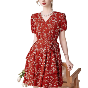 strapless open back dress Goddiva Bardot Pleated Maxi Dress - Red main image 0