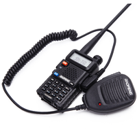Microphone filaire dynamique original pour Baofeng UV-5R UV-82 888S, haut-parleur portable, montage sur épaule, réduction du bruit, léger