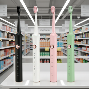 <span class=keywords><strong>Brosse</strong></span> à dents électrique rechargeable pliable, kit de <span class=keywords><strong>brosse</strong></span> à dents intelligente en forme de U, <span class=keywords><strong>brosse</strong></span> à dents électrique de luxe en métal, désinfectant - Product Image 2