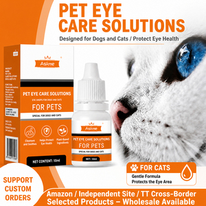 Gouttes ophtalmiques personnalisées <span class=keywords><strong>pour</strong></span> chats et chiens, formule douce qui soulage <span class=keywords><strong>les</strong></span> <span class=keywords><strong>yeux</strong></span> secs, nettoie <span class=keywords><strong>les</strong></span> sécrétions oculaires et élimine <span class=keywords><strong>les</strong></span> taches de larmes - Product Image 1