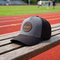 Gorra de béisbol de lujo con diseño de letras de felpa, de 5 paneles, de algodón, ajustable, con patrón de goma, de nueva tela, de diseñador, deportiva