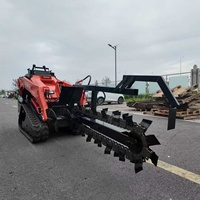 Mini chargeuse sur pneus V1000, moteur diesel Kubota, petite chargeuse sur chenilles/sur roues avec godet