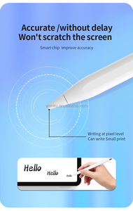 Stylet actif de qualité supérieure pour <span class=keywords><strong>Pencil</strong></span> <span class=keywords><strong>2</strong></span> 3, écriture fluide, indicateur de batterie, stylet <span class=keywords><strong>iPad</strong></span> 2024, détection de l'angle d'inclinaison, paume - Product Image 4