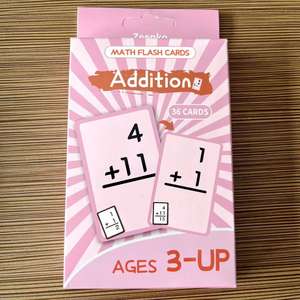 Maternelle calculer les nombres outils jeux mathématiques précoces cartes d'apprentissage enfants <span class=keywords><strong>addition</strong></span> soustraction cartes flash - Product Image 6