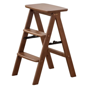 Taburete <span class=keywords><strong>de</strong></span> Bambú <span class=keywords><strong>de</strong></span> Diseño Moderno con <span class=keywords><strong>Escalera</strong></span> para Balcón, Estante para Plantas, Banco para Escalar - Product Image 1