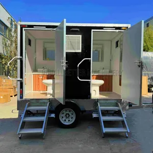 ALLBETTER Custom Commercial Outdoor Portable Bathroom For Adults Automatic Self Cleaning Public Mobile Shower and Toilet Room