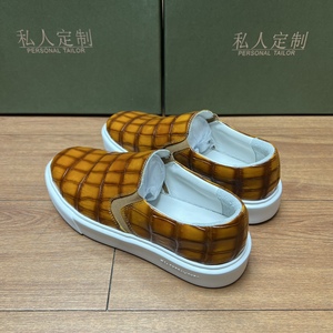 Zapatos de Piel de Cocodrilo Genuina Personalizados y Cómodos para Hombre, Zapatos Elegantes de Cocodrilo, Zapatos Casuales para Hombre - Product Image 6