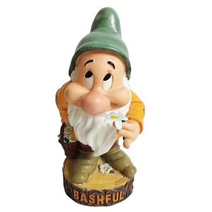 Décoration intérieure Figurine de nain barbu blanc personnalisé Mini petits ornements de jardin Statue de gnome décorative - Product Image 1