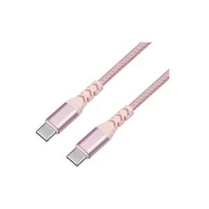 2023 New Macaron Color USB C to USB C Charging Cable 60W Fast Charging Long Charger Cord for iphone 15