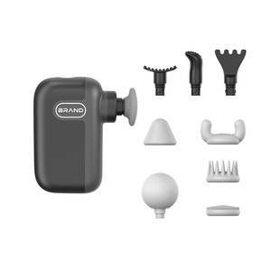 Pistolet de massage sans fil Healthpal Mini Portable Puissant 8 têtes 3 vitesses Massage musculaire par percussion des tissus profonds Soulagement de la douleur dorsale - Product Image 5