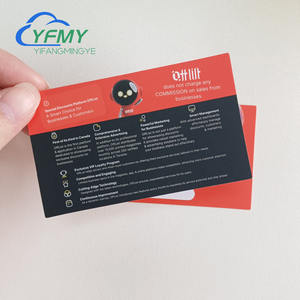 Tarjeta de color y logotipo de diseño personalizado barato adecuada para diferentes negocios de promoción gracias por su tarjeta de compra de pedido - Product Image 2