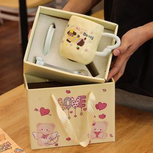 Taza de cerámica de dibujos animados de perro salchicha de alto valor Taza linda de café y agua para el <span class=keywords><strong>desayuno</strong></span> con regalo de cortesía para ocasiones - Product Image 4