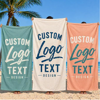 Desain Handuk Pantai Kustom, Buat Handuk Pantai Kustom Anda Sendiri dengan Teks, Logo, Foto, Handuk Pantai yang Dipersonalisasi