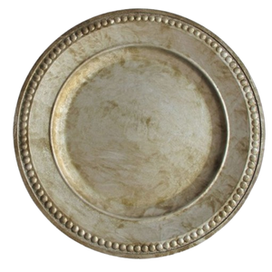 Vaisselle de style américain haut de gamme assiettes de mariage en acier inoxydable nickelé assiettes de service de nourriture et de salade - Product Image 6