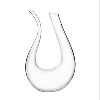 Carafe à vin en verre sans plomb en forme de U de qualité supérieure, distributeur de vin de luxe portable, carafe en cristal pour la maison, pour bar et hôtel