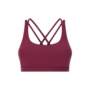 Sujetador Deportivo Acolchado con Espalda Cruzada para Mujer, Directo de Fábrica, Absorbe la Humedad, para Fitness al Aire Libre y Yoga, Fabricante OEM - Product Image 1