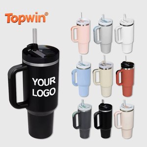 Vaso Térmico de Acero Inoxidable Personalizado de 14oz, 30oz, 40oz para Stanley, Taza de Café para Viajes al Aire Libre con Tapa de Vacío - Product Image 1