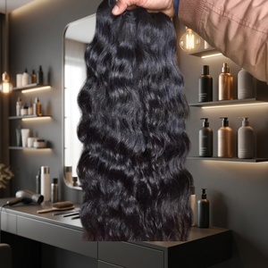 Extensions de cheveux bouclés, mèches de cheveux bouclés d'apparence naturelle pour femmes, boucles douces et rebondissantes pour des coiffures élégantes - Product Image 3